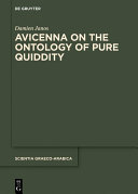 Read Pdf Avicenna on the Ontology of Pure Quiddity