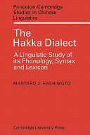 The Hakka Dialect