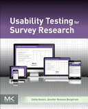Usability Testing for Survey Research Book