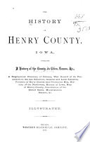 The History of Henry County  Iowa