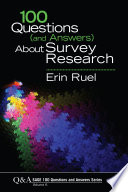 100 Questions  and Answers  About Survey Research