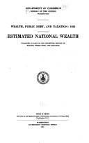 Wealth, Public Debt, and Taxation, 1922