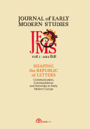Journal of Early Modern Studies   Volume 1  Issue 1  Fall 2012 