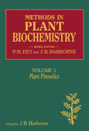 Methods in Plant Biochemistry