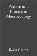 Pattern and Process in Macroecology [Pdf/ePub] eBook