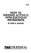 How to Measure Anything with Electronic Instruments