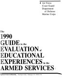 Guide to the Evaluation of Educational Experiences in the Armed Services Pdf/ePub eBook