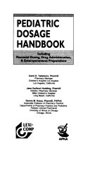 Pediatric Dosage Handbook Book PDF