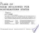 Plans of Farm Buildings for Northeastern States