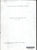 Bibliography on Drug Dependence and Abuse, 1928-1966