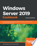 Windows Server 2019 Cookbook Book PDF