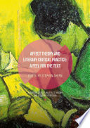 Affect Theory and Literary Critical Practice Book