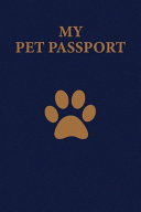 My Pet Passport Book