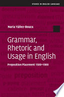 Grammar  Rhetoric and Usage in English