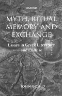 Myth  Ritual  Memory  and Exchange