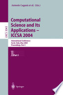 Computational Science and Its Applications    ICCSA 2004