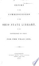 Report of the Commissioners of the Ohio State Library