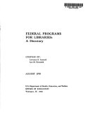 Federal Programs for Libraries