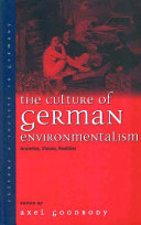 The Culture of German Environmentalism