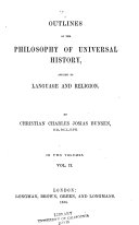 Outlines of the Philosophy of Universal History