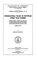 International Trade in Footwear Other Than Rubber
