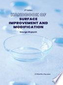 Handbook of Surface Improvement and Modification Book