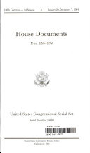 United States Congressional Serial Set, Serial No. 14889, House Documents Nos. 155-178