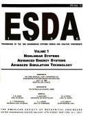 ESDA 1996: Nonlinear systems ; Advanced energy systems ; Advanced simulation technology