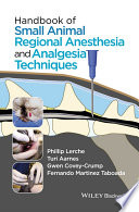Handbook of Small Animal Regional Anesthesia and Analgesia Techniques Book