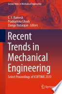 Recent Trends in Mechanical Engineering Book