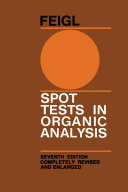 Spot Tests in Organic Analysis [Pdf/ePub] eBook