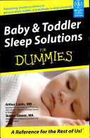 Baby   Toddler Sleep Solutions for Dummies Book PDF