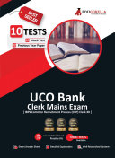 UCO Bank Clerk Mains Exam | IBPS CRP Clerk XII | 8 Mock Tests + 2 Previous Year Papers