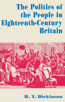 The Politics of the People in Eighteenth Century Britain