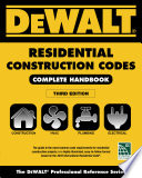 DEWALT Plumbing Code Reference: Based on the 2018 International Plumbing and Residential Codes
