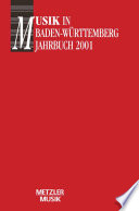 Musik in Baden-Württemberg, Jahrbuch 2001