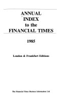 Annual Index to the Financial Times