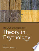 The SAGE Encyclopedia of Theory in Psychology Book
