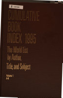 The Cumulative Book Index