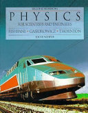 Cover of Physics for Scientists and Engineers