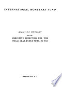 Annual Report of the Executive Directors for the Fiscal Year