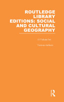 Routledge Library Editions  Social   Cultural Geography