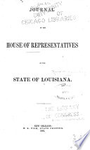 Official Journal of the Proceedings of House of Representatives of the State of Louisiana at the     General Assembly    