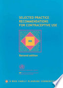 Selected Practice Recommendations for Contraceptive Use