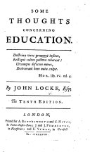 Some Thoughts concerning Education ... The tenth edition