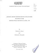 National Marine Fisheries Service Field Studies Relating to the Bowhead Whale Harvest in Alaska, 1974
