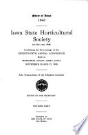 Transactions of the Iowa State Horticultural Society for ...