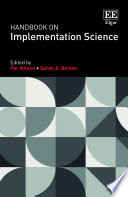 Handbook on Implementation Science