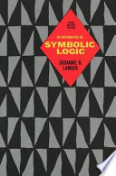 An Introduction to Symbolic Logic Book