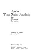 Applied Time Series Analysis for Managerial Forecasting